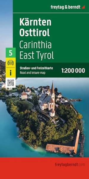 freytag & berndt Straßenkarte Kärnten - Osttirol 1:200.000 - Straßen- und Freizeitkarte. Kompass Karten GmbH, 2026.