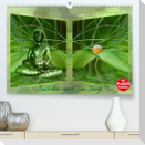 Buddha und Yin Yang (Premium, hochwertiger DIN A2 Wandkalender 2023, Kunstdruck in Hochglanz)