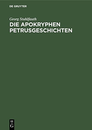 Stuhlfauth, Georg. Die apokryphen Petrusgeschichten - In der altchristlichen Kunst. De Gruyter, 1925.