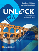 Unlock Level 3a Reading, Writing and Critical Thinking Student's Book with Digital Pack