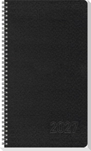 Taschenkalender Wochentimer Small Schwarz 2027