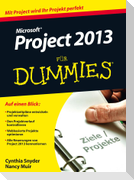 Microsoft Project 2013 für Dummies