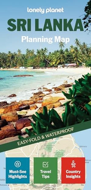 Lonely Planet. Lonely Planet Sri Lanka Planning Map - Durable, Waterproof, Easy-Fold Travel Map with Attractions, Itineraries & Transport Guide | Handy Slipcase for Sri Lanka Adventures. Lonely Planet Global Limited, 2026.