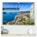 CÔTE D¿AZUR Bezaubernde Orte (hochwertiger Premium Wandkalender 2025 DIN A2 quer), Kunstdruck in Hochglanz