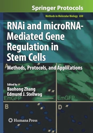 Stellwag, Edmund J. / Baohong Zhang (Hrsg.). RNAi and microRNA-Mediated Gene Regulation in Stem Cells - Methods, Protocols, and Applications. Humana Press, 2016.