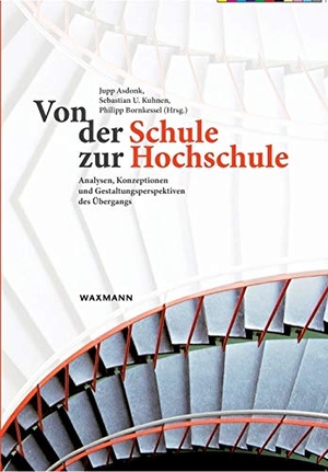 Asdonk, Jupp / Sebastian U. Kuhnen et al (Hrsg.). Von der Schule zur Hochschule - Analysen, Konzeptionen und Gestaltungsperspektiven des Übergangs. Waxmann Verlag, 2015.