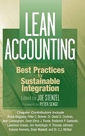 Stenzel / Baggaley et al. Lean Accounting. John Wiley & Sons, 2007.
