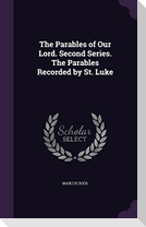 The Parables of Our Lord. Second Series. The Parables Recorded by St. Luke