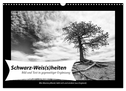 Schwarz-Weis(s)heiten (Wandkalender 2024 DIN A3 quer), CALVENDO Monatskalender