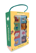 Pappbuch-Set mit Spritztieren - Bauernhof