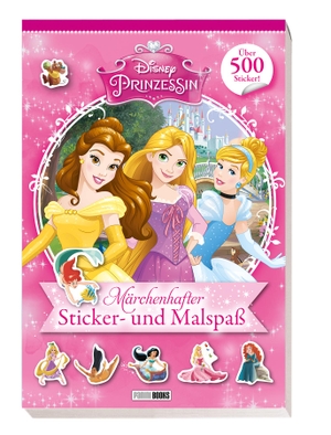 Disney Prinzessin: Märchenhafter Sticker- und Malspaß - über 500 Sticker. Panini Verlags GmbH, 2018.