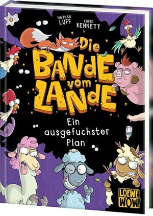 Luff, Nathan. Die Bande vom Lande (Band 3) - Ein ausgefuchster Plan - Witzige Action auf dem Bauernhof - Cooler Lesespaß für Kinder ab 7 Jahren - Wow! Das will ich lesen. Loewe Verlag GmbH, 2024.