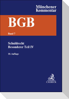 Münchener Kommentar zum Bürgerlichen Gesetzbuch  Bd. 7: Schuldrecht -Besonderer Teil IV §§ 705-853, Partnerschaftsgesellschaftsgesetz, Produkthaftungsgesetz. §§ 705-853. PartGG, ProdHaftG