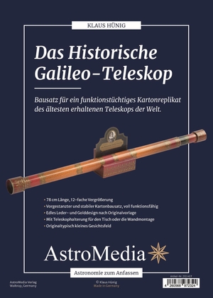 Hünig, Klaus. Das Historische Galileo-Teleskop. AstroMedia GmbH, 2008.