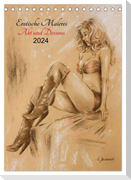 Erotische Malerei - Akt und Dessous (Tischkalender 2024 DIN A5 hoch), CALVENDO Monatskalender