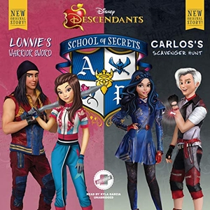 Brody, Jessica. Disney Descendants: School of Secrets: Books 4 & 5: Lonnie's Warrior Sword & Carlos's Scavenger Hunt. Disney, 2019.