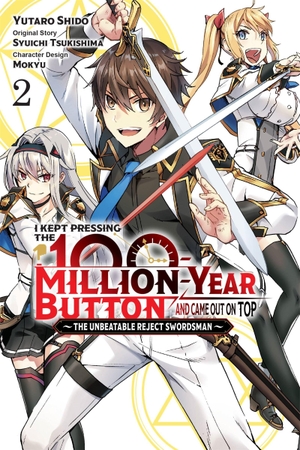 Hutton, Luke / Mokyu, Mokyu et al. I Kept Pressing the 100-Million-Year Button and Came Out on Top, Vol. 2 (manga). Little, Brown & Company, 2023.