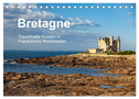 Bretagne Traumhafte Küsten in Frankreichs Nordwesten (Tischkalender 2024 DIN A5 quer), CALVENDO Monatskalender
