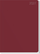 Taschenkalender 1T/1S bordeaux 2027