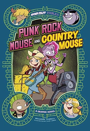 Terrell, Brandon. Punk Rock Mouse and Country Mouse - A Graphic Novel. Capstone, 2021.