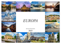 Europa Die Hauptstädte (Wandkalender 2025 DIN A3 quer), CALVENDO Monatskalender