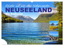 Erlebe mit mir das Naturwunder Neuseeland die Südinsel (Wandkalender 2024 DIN A2 quer), CALVENDO Monatskalender
