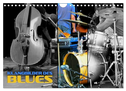 Klangbilder des Blues (Wandkalender 2025 DIN A4 quer), CALVENDO Monatskalender