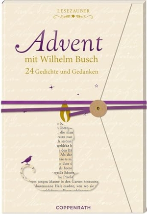 Busch, Wilhelm. Brief-Adventskalenderbuch - Advent mit Wilhelm Busch - 24 Gedichte und Gedanken. Coppenrath, 2024.