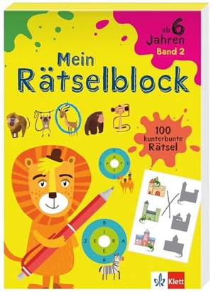 Klett Mein Rätselblock ab 6 Jahren Band 2 - 100 kunterbunte Rätsel. Klett Lerntraining, 2025.