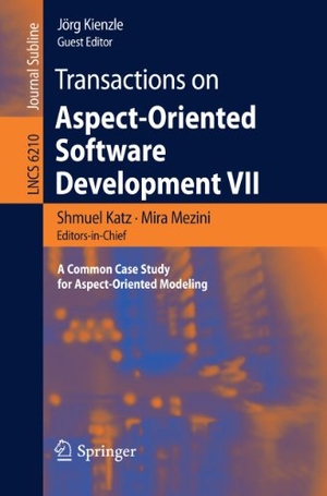 Transactions on Aspect-Oriented Software Development VII - A Common Case Study for Aspect-Oriented Modeling. Springer Berlin Heidelberg, 2010.