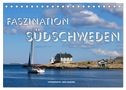 Faszination Südschweden 2025 (Tischkalender 2025 DIN A5 quer), CALVENDO Monatskalender
