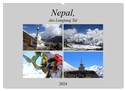Nepal, das Langtang Tal (Wandkalender 2024 DIN A2 quer), CALVENDO Monatskalender