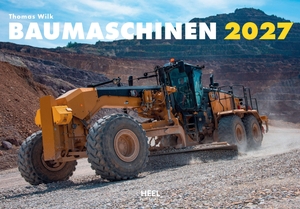 Wilk, Thomas. Baumaschinen Kalender 2027 - Beeindruckende Aufnahmen riesiger Baumaschinen im Einsatz. Wandkalender. Edition Lempertz, 2026.