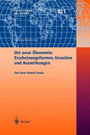Klodt, Henning (Hrsg.). Die neue Ökonomie: Erscheinungsformen, Ursachen und Auswirkungen - Eine Heinz Nixdorf Studie. Springer Berlin Heidelberg, 2003.