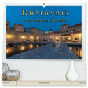Dubrovnik zur blauen Stunde (hochwertiger Premium Wandkalender 2024 DIN A2 quer), Kunstdruck in Hochglanz