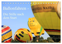 Ballonfahren - Die Stille nach dem Start (Tischkalender 2024 DIN A5 quer), CALVENDO Monatskalender