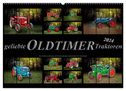 Geliebte Oldtimer Traktoren (Wandkalender 2024 DIN A2 quer), CALVENDO Monatskalender