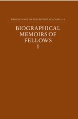 Brock. Biographical Memoirs of Fellows, I. Liverpool University Press, 2025.
