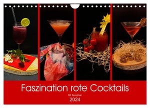Bildergalerie - Babett Paul, Babetts. Faszination rote Cocktails (Wandkalender 2024 DIN A4 quer), CALVENDO Monatskalender - Alkoholische Cocktails in rot mit Rezepten. Calvendo, 2023.