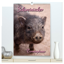 Schweinischer Terminplaner (hochwertiger Premium Wandkalender 2025 DIN A2 hoch), Kunstdruck in Hochglanz