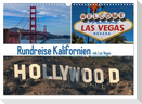 Rundreise Kalifornien mit Las Vegas (Wandkalender 2025 DIN A3 quer), CALVENDO Monatskalender