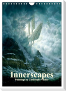 INNERSCAPES Fantasy Paintings by Christophe Vacher (Wall Calendar 2025 DIN A4 portrait), CALVENDO 12 Month Wall Calendar
