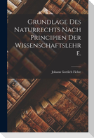 Grundlage des Naturrechts nach Principien der Wissenschaftslehre.