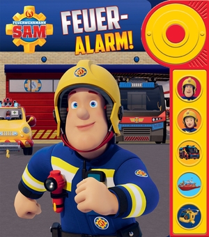 Phoenix International Publications Germany GmbH (Hrsg.). Feuerwehrmann Sam - Feuer-Alarm! - Soundbuch - Pappbilderbuch mit Klingelknopf und 5 spannenden Geräuschen. Phoenix Int Publications, 2026.