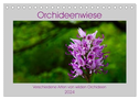 Orchideenwiese 2024 (Tischkalender 2024 DIN A5 quer), CALVENDO Monatskalender