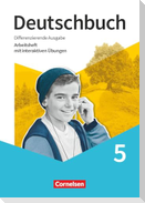 Deutschbuch 5. Schuljahr - Sprach- und Lesebuch - Differenzierende Ausgabe 2020 - Arbeitsheft mit interaktiven Übungen
