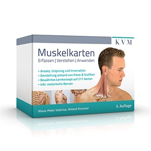 Valerius, Klaus-Peter / Roland Kreutzer. Muskelkarten - Erfassen | Verstehen | Anwenden. KVM-Der Medizinverlag, 2022.