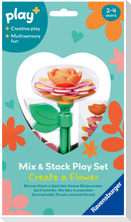 Play+ Blumen Steck- und Spiel-Set: Kleiner Blütenzauber orange - ab 2 Jahre