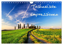 Toskanische Impressionen (Wandkalender 2024 DIN A4 quer), CALVENDO Monatskalender