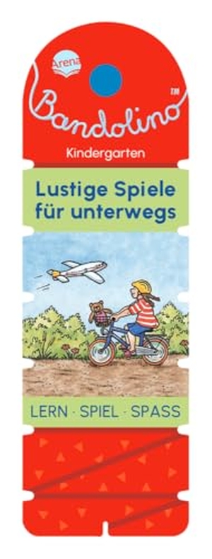Barnhusen, Friederike. Bandolino. Lustige Spiele für unterwegs - Lernspiel mit Lösungskontrolle für Kinder ab 4 Jahren. Arena Verlag GmbH, 2023.